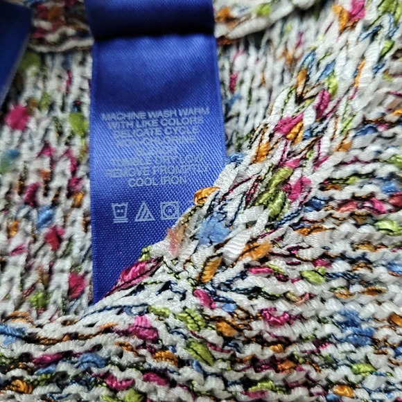 Jh Collectibles Women Tank Top Size 1 Multicolor Polyester Sleeveless Scoop Neck - Picture 4 of 9